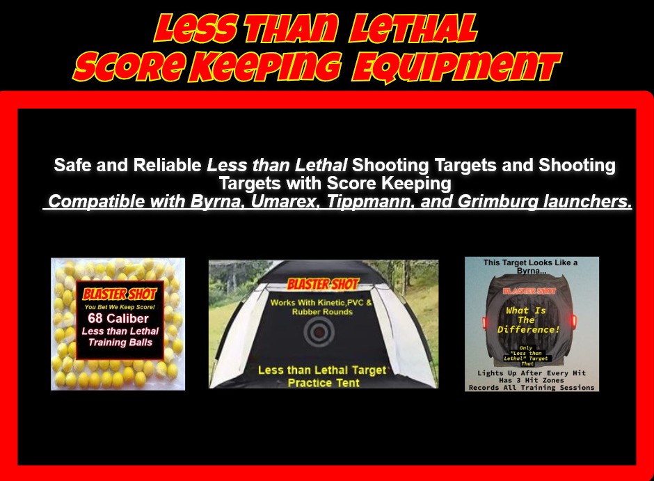 Less Than Lethal Score Keeping Targets and Reusable Ammo